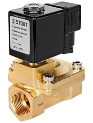 Клапан соленоидный STOUT 3/4", 24В, непрямого действия, нормально закрытый SSV-0030-024020