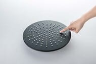 Круглый верхний душ  300х7 мм Aquatek, матовый черный AQ2079MB