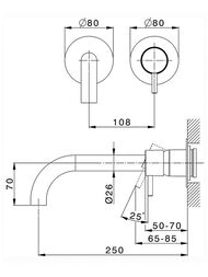 ��������� ��� �������� CISAL Less New �� 2 ���������, ������� �����, ������ ������� LN00551E40