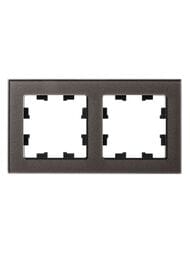 Рамка Systeme Electric ATLASDESIGN NATURE 2 поста, СТЕКЛО МОККО ATN320602
