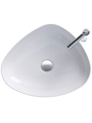 Раковина DURAVIT CAPE COD 500х405 без площадки под смеситель, без перелива 2339500000
