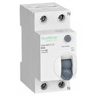 Выключатель Systeme Electric дифференциального тока (ВДТ) 63А 2P 30мА Тип-A City9 Set C9R68263