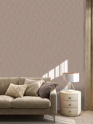 Обои флизелиновые Hygge II Summer Hg12 004/1 (1,00х10,05) линии, коричневые (рул.)