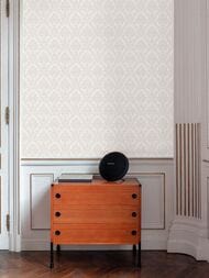 Обои виниловые на флизелине Grandeco Arcadia A 65411 (0,53х10,05) рельеф, бежевые (рул.)