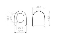 ������� ��� ������� VitrA Nest QuantumFlush �������������, c �����������, ����: ����� 220-003R409