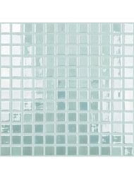 Мозаика с флюоресцентным покрытием Vidrepur Fire Glass   107 (317х317) на сетке, бирюзовая (шт.) — миниатюра 1