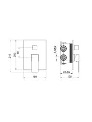 ��������� ��� �����/���� Aquatek ����� AQ1647MB ������������, 3 ������, �������������, ������ ���