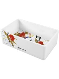Мойка Omoikiri MIKURA 76-Tokyo 760х460х254мм,керамическая,на столешницу,белый 4993021