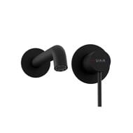 Встраиваемый смеситель для раковины VitrA Minimax Round A4354936EXP однорычажный матовый черный латунь