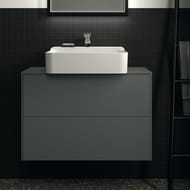 Тумба под раковину Ideal Standard CONCA (800x373x540) 2 ящика, антрацит матовый лак T4352Y2