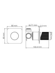 Смеситель с гигиеническим душем WasserKRAFT Fulda A5251.302.241.212 черный Soft-touch
