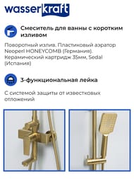 ������� ������� WasserKRAFT A15501 ������������� ���������, �������/������ ���, ���. ������