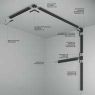 ���������� 1� ������������ ��� ��� 12,5�� Maytoni Basity (������) TRX172-121B, ������, IP20