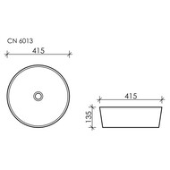 �������� ��������� Ceramicanova Element 415�415�135 �������, ��� ��������, ����: ����� CN6013
