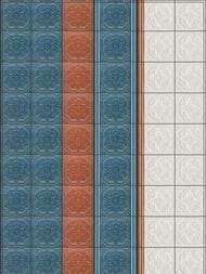 Бордюр KERAMA MARAZZI Салинас Багет (20х150) синий PFG006 (шт.)