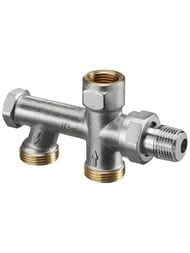 Насадка присоединительная Oventrop "Uno" Ду15 G3/4 НР, для однотруб.систем,   1013161