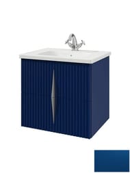 Тумба c раковиной Caprigo Novara 60 (610х557х475) подвесная, 2 ящика, цвет: морская волна 34915-В078