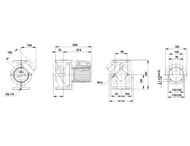 ����� �������������� GRUNDFOS UPS 50-185F 1�230V ���������. 96430300
