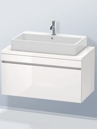 Тумба под раковину Duravit DuraStyle (1000х512х548) 1 ящик, белый глянец DS531402222