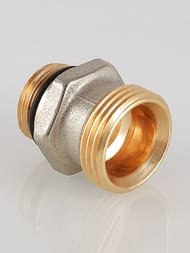 Ниппель для коллекторного блока 586, под расходомер, 1/2" х евроконус нар.-нар. VTr.580.NEI.040E — миниатюра 4
