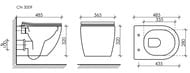������ ��������� Ceramicanova Forma 485�368�320 ������������, ������� ���������, ������ CN3009