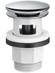 Hansgrohe Слив Push-open для раковины/биде, стеклопластик/нерж.сталь 50105000