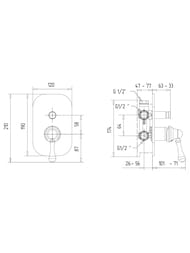 ��������� ��� ���� Migliore MAYA ������������ ���������� � ����������, ���� ML.MAY-8972.CR