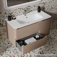 Тумба под умывальник IDDIS Edifice 1000х462х500 подвесная, 2 ящ., 1 дверь, капучино EDI10C0i95