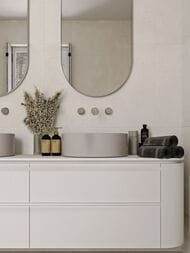 Керамогранитная плитка Staro Concreto Blanco 60x120 Matt (600х1200) бетон, белая (кв.м.)