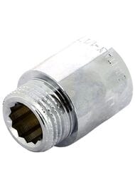 Удлинитель Tiemme 1/2"х30мм хром, 1500071(1530C0430)