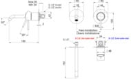 Смеситель для раковины Remer X Style X15LC, хром — миниатюра 2