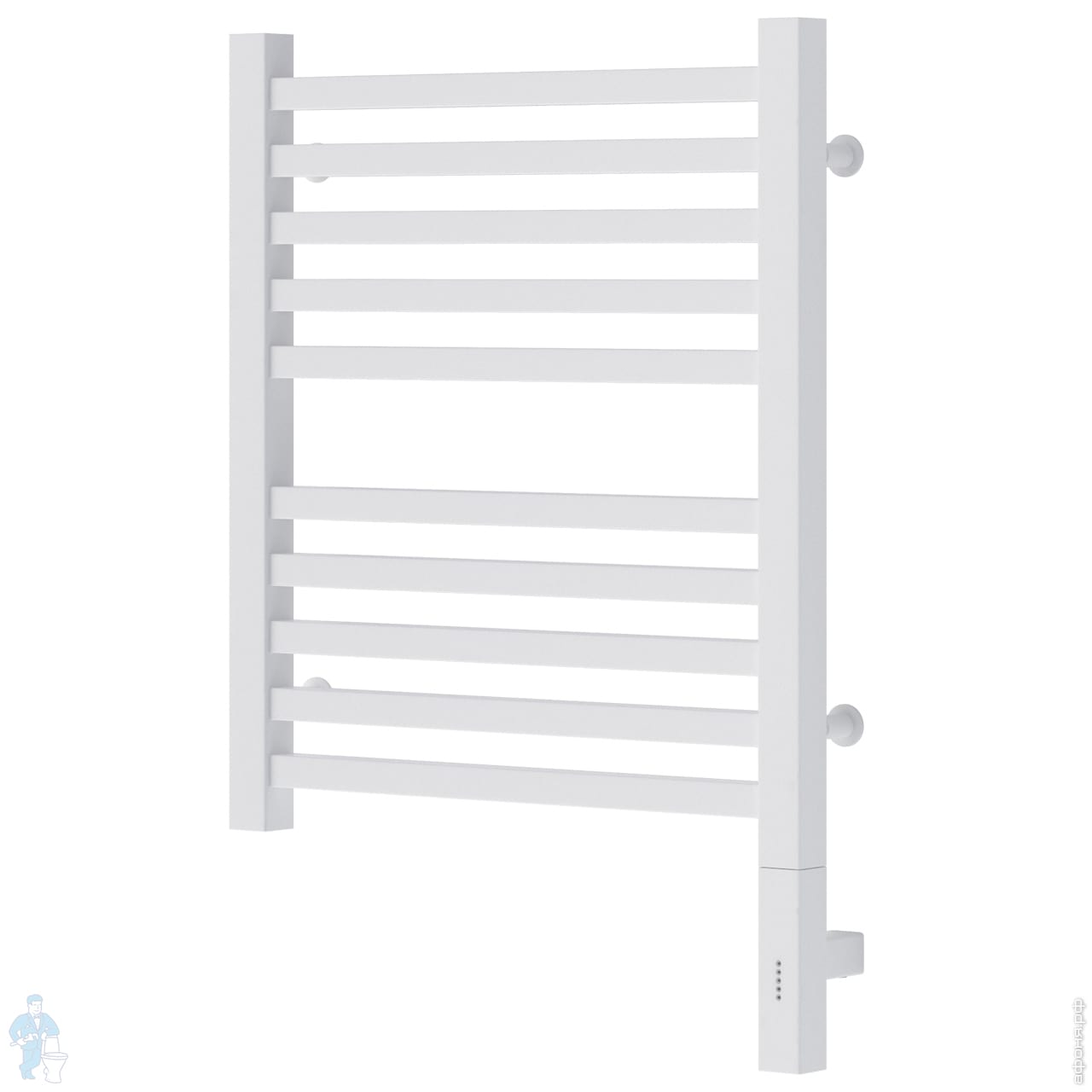 СУНЕРЖА Модус 3.0 Полотенцесушитель 500х400 белый матовый, МЭМ правый ...