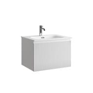 Тумба подвесная SANCOS Snob R 1.0 590х445х406, 1 ящик, доводчик, Bianco , SNR1.060W — миниатюра 1
