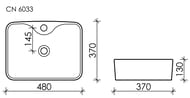 �������� ��������� Ceramicanova Element 480�370�130 �������������, ����� CN6033