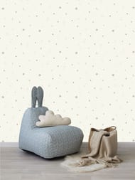 Обои виниловые на флизелине Grandeco Little Dreamers LD3617 (0,53х10,05) космос, многоцветные (рул)