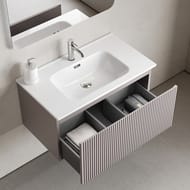 Тумба подвесная SANCOS Snob R 1.0 790х445х406, 1 ящик, доводчик, Doha Soft ,SNR1.080SM
