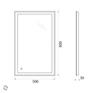 ������� BelBagno (500x30x800) � ���������� � ��������� ������������ SPC-GRT-500-800-LED-TCH