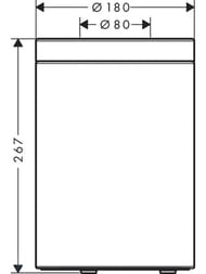 Axor Universal Circular ������� ��� ������ 5� 42872670 ������� ������