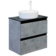 Тумба COMFORTY Эдинбург-60-2 (600х700х400) подвесная, столеш,. раковина, бетон светлый 00-00005701