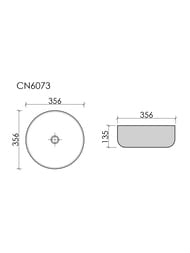 �������� ��������� Ceramicanova Element 356�356�135 �������, ��� ��������, ����� CN6073