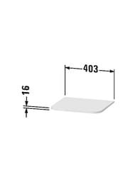 ������� ������ ��� ����� Duravit Happy D.2 Plus �������-����� ���������� ������� HP030009292