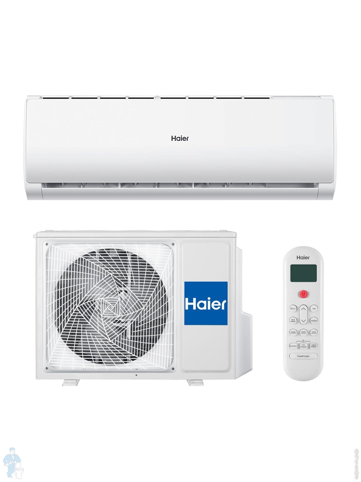 Инверторная сплит-система HAIER TUNDRA DC AS12TT4HRA/1U12TL4FRA до 35 ...