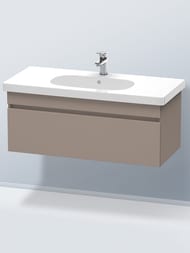 Тумба под раковину Duravit DuraStyle DS638504343 (1000х398х453) подвесная,1 ящик, базальт матовый