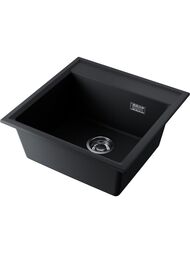 Мойка Omoikiri DAISEN 51 BL (510х510х195) врезная, артгранит, цвет черный 4997303