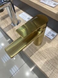 Уценка! Смеситель для умывальника WasserKRAFT Aisch 5503 однозахватный, высота излива 93мм, золото