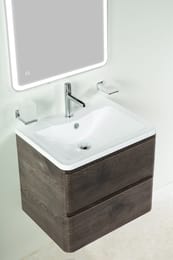 Тумба под раковину BelBagno ALBANO (600х450х570) подв., Rovere Nature Grigio ALBANO-600-2C-SO-RNG