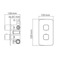 ��������� ��� �����/���� WasserKRAFT Naab 8644 Thermo ������������, ���������, �� 3 ������, ����
