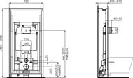 ����������� Ideal Standard PROSYS COMFORT 80 ��� ������� ���������� ������� � ������������ R0145A6