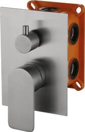 Смеситель для душа BelBagno NOVA NOV-SDM-IN встраив.,однозахв.,переключатель,трёхпозиционный,сатин