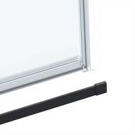 Душевой уголок Vincea Como Soft 1400x1950x900 VSR-1CS9014CLB прямоугольная черный — миниатюра 3